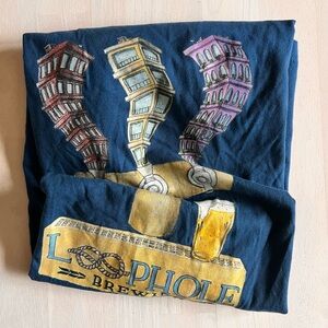 Loophole Brewing -t-shirt -Sz. Large -Beer Logo
